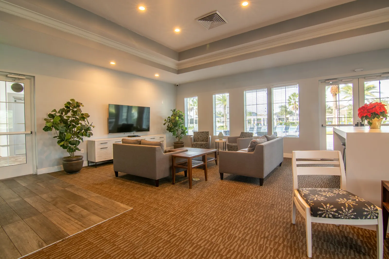 Hickory Hammock clubhouse sitting area