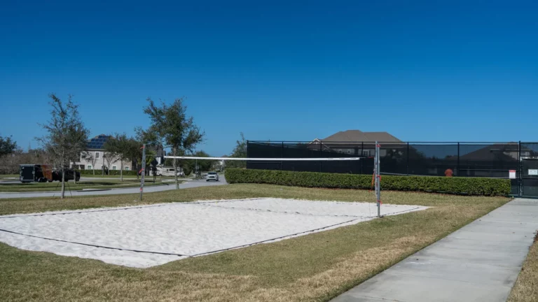 Sand volleyball court at Hickory Hammock